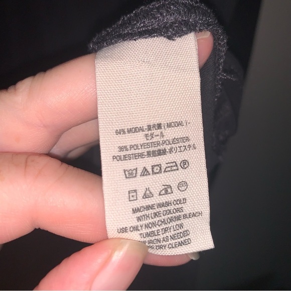 We The Free Blue High Low Henley Top Long Sleeve S - Picture 5 of 9